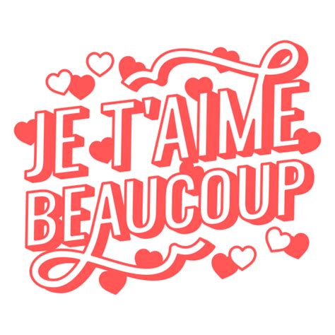 je t'aime beaucoup meaning.